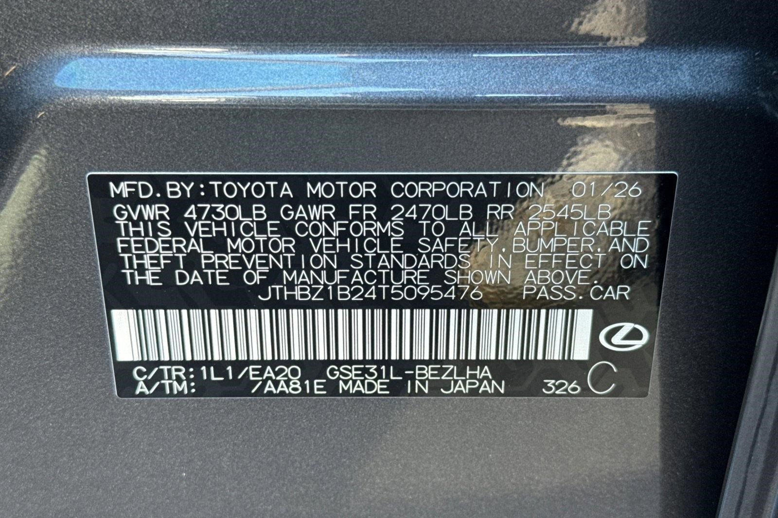 New 2026 Lexus IS 350 F Sport RWD image 21