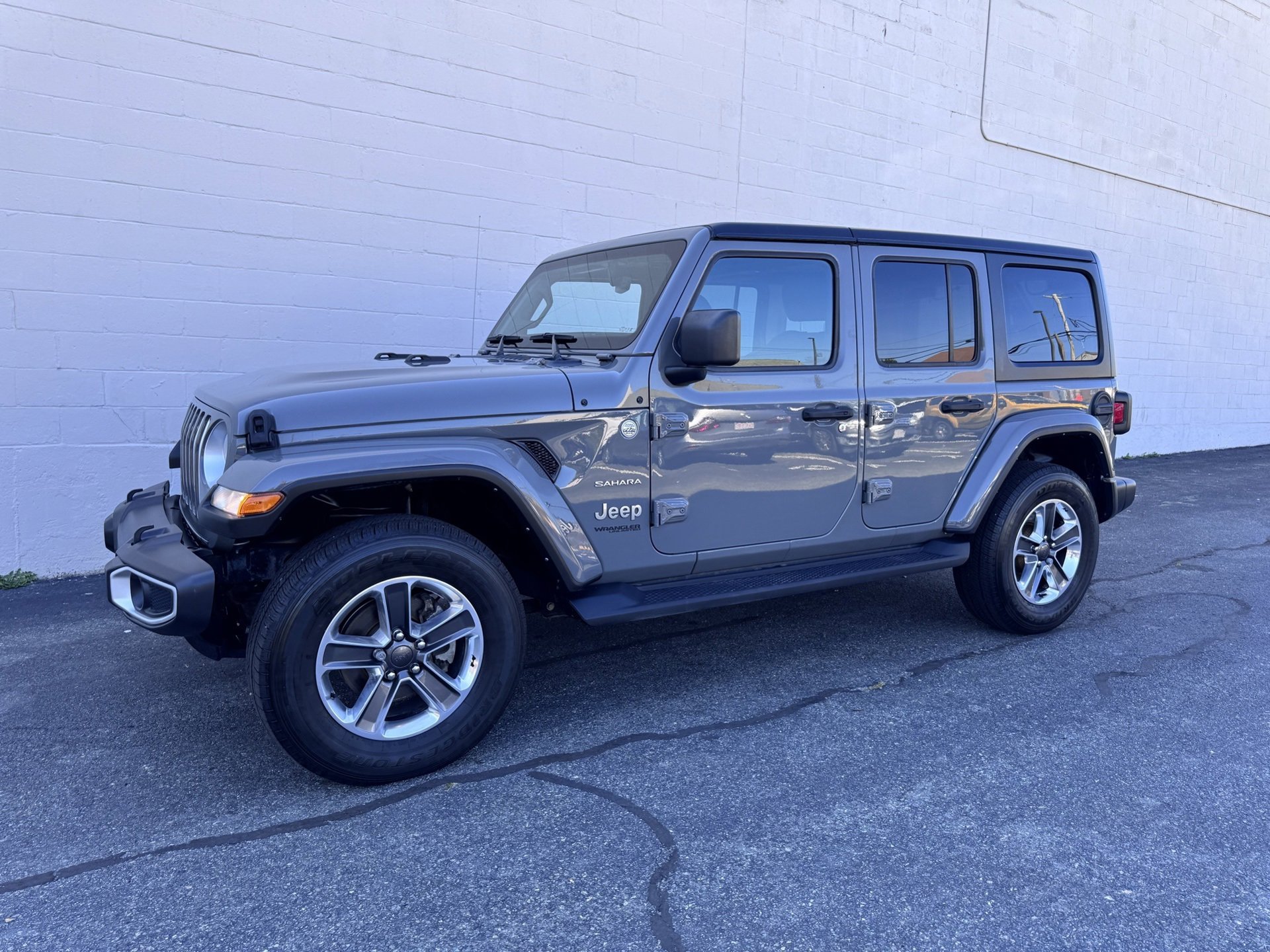 Used 2021 Jeep Wrangler Unlimited Sahara w/ Uconnect 4C Nav & Sound Group image 1