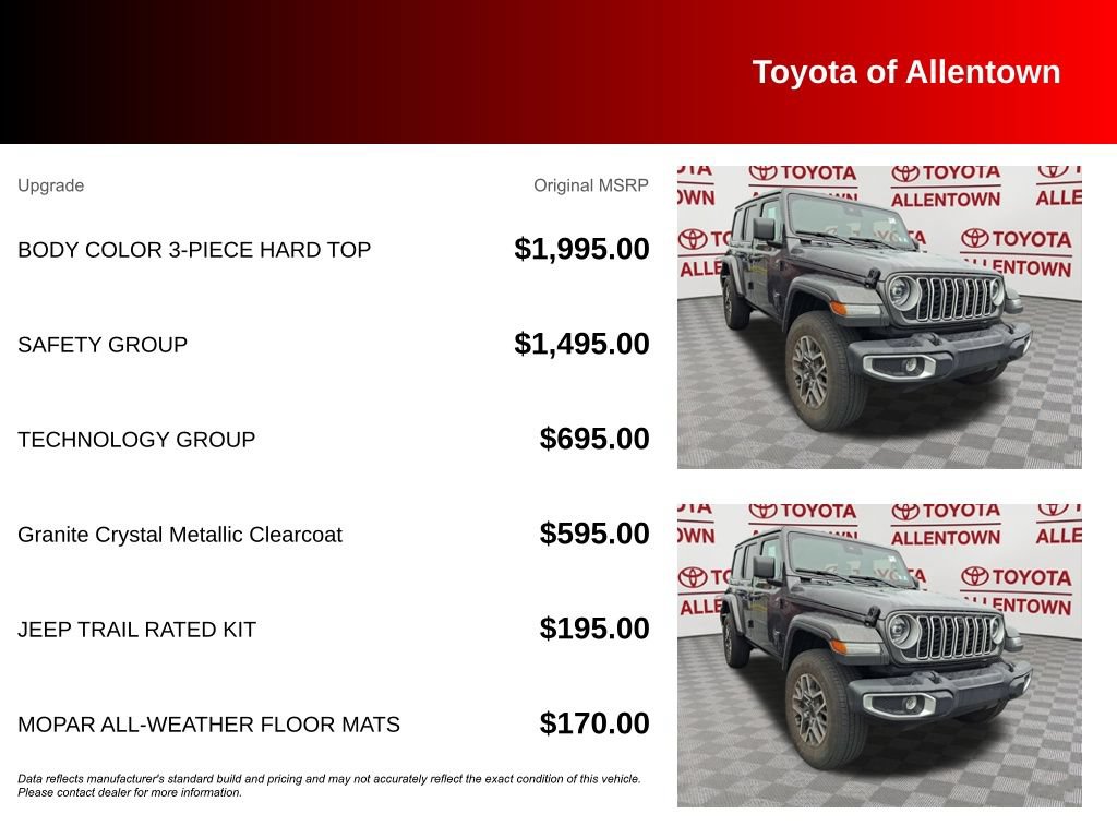 Used 2025 Jeep Wrangler Unlimited Sahara w/ Safety Group AWD/4WD image 5