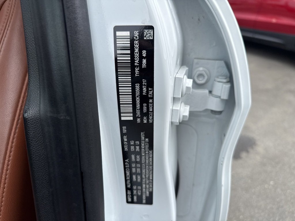 Used 2019 Alfa Romeo Giulia Sprint w/ Cold Weather Package image 19