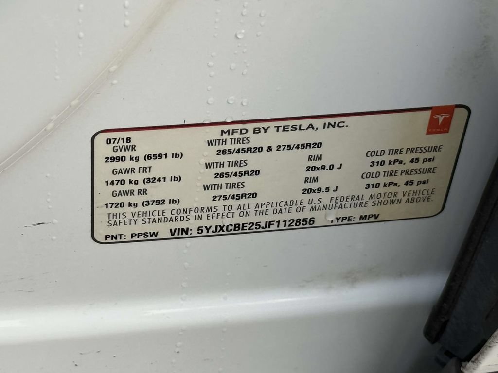 Used 2018 Tesla Model X 75D AWD/4WD image 30
