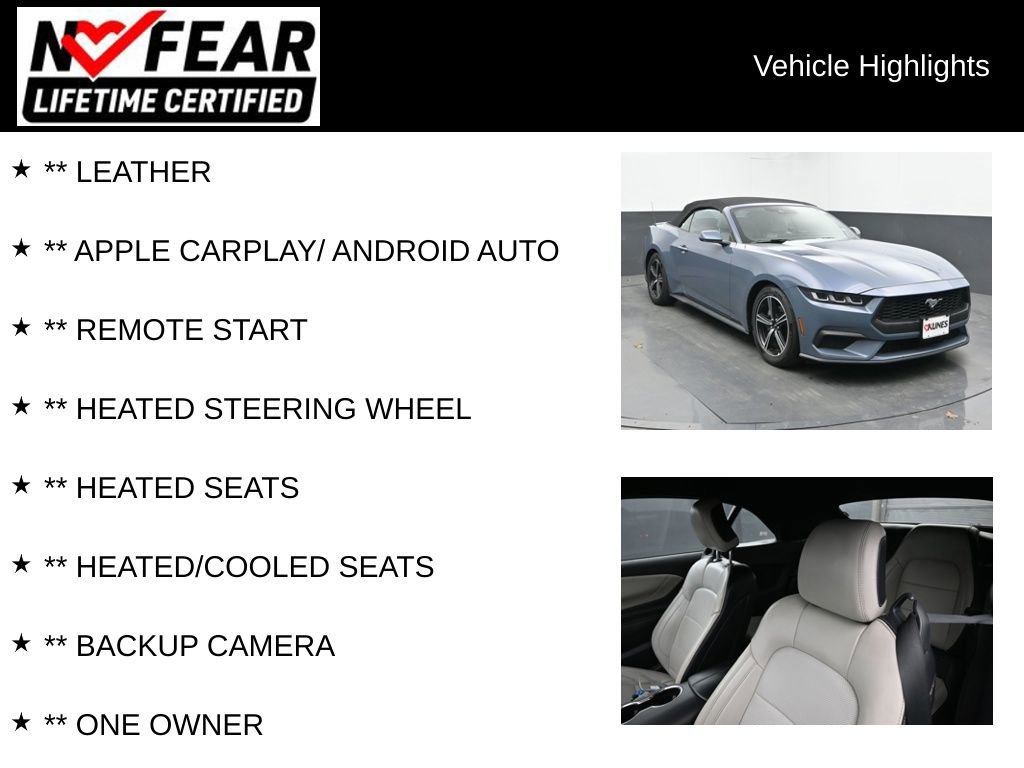 Used 2024 Ford Mustang Premium RWD image 2