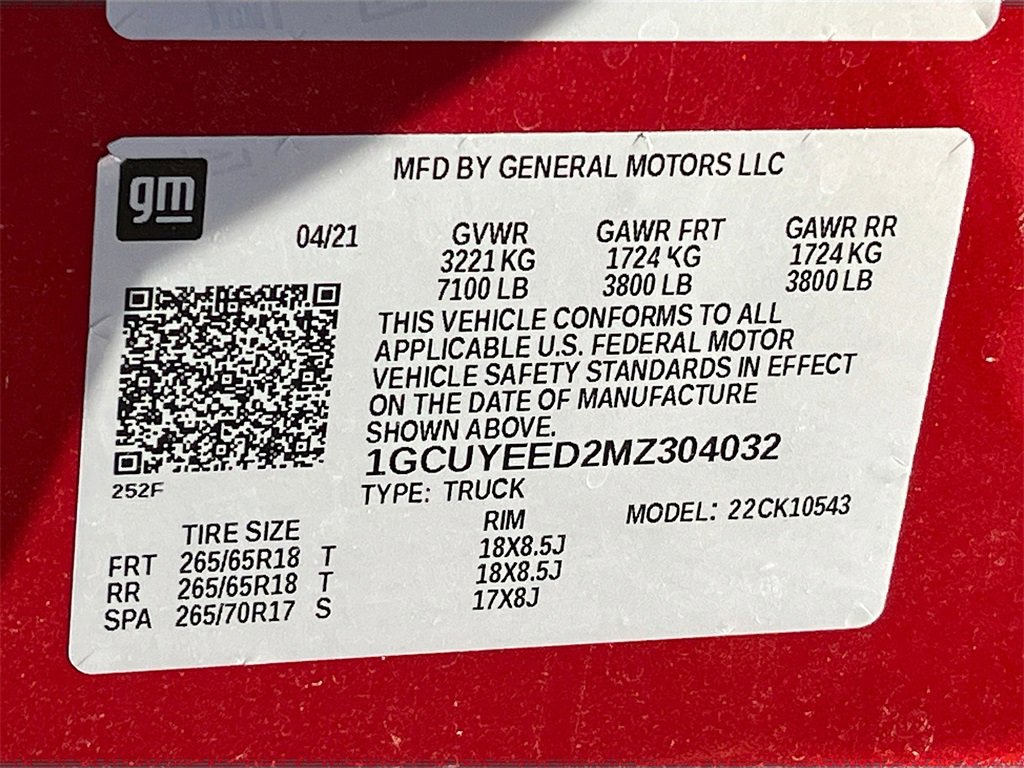 Used 2021 Chevrolet Silverado 1500 RST w/ Bed Protection Package image 28