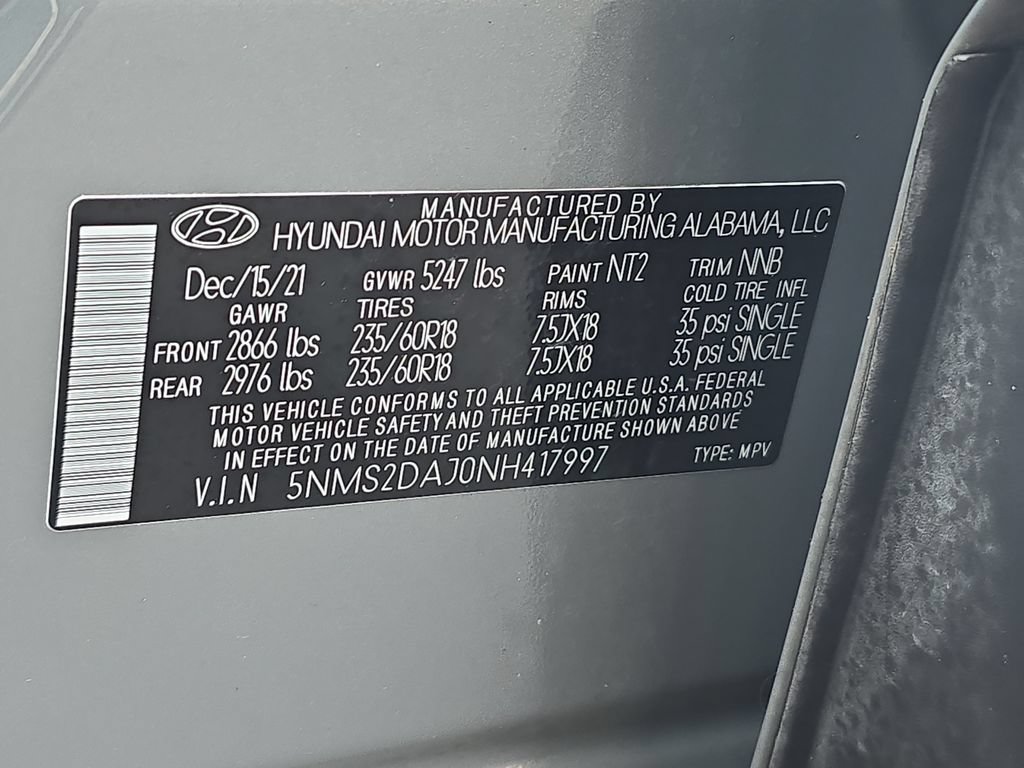 Used 2022 Hyundai Santa Fe SEL AWD/4WD image 36