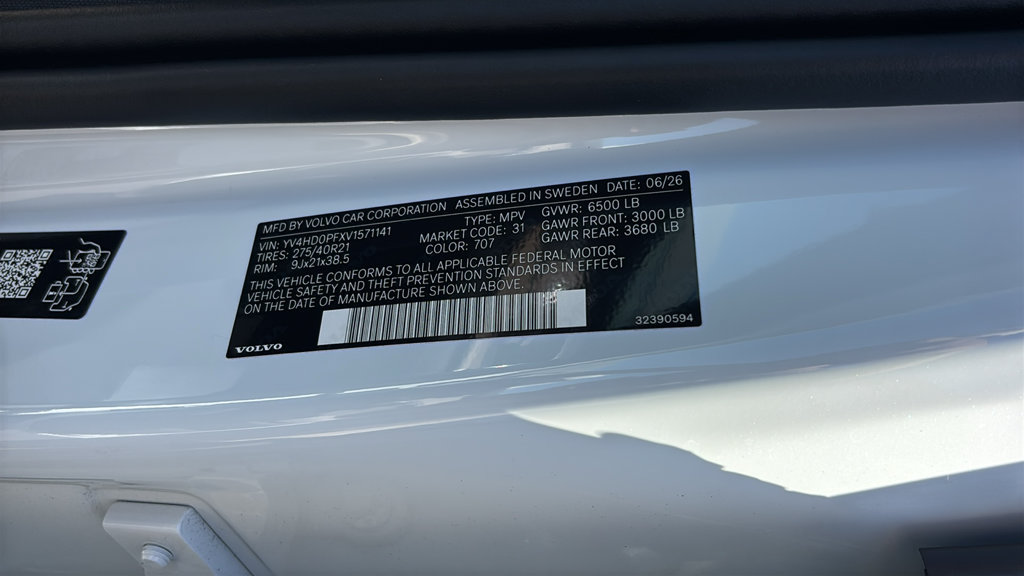 New 2027 Volvo XC90 B6 Ultra AWD/4WD image 33
