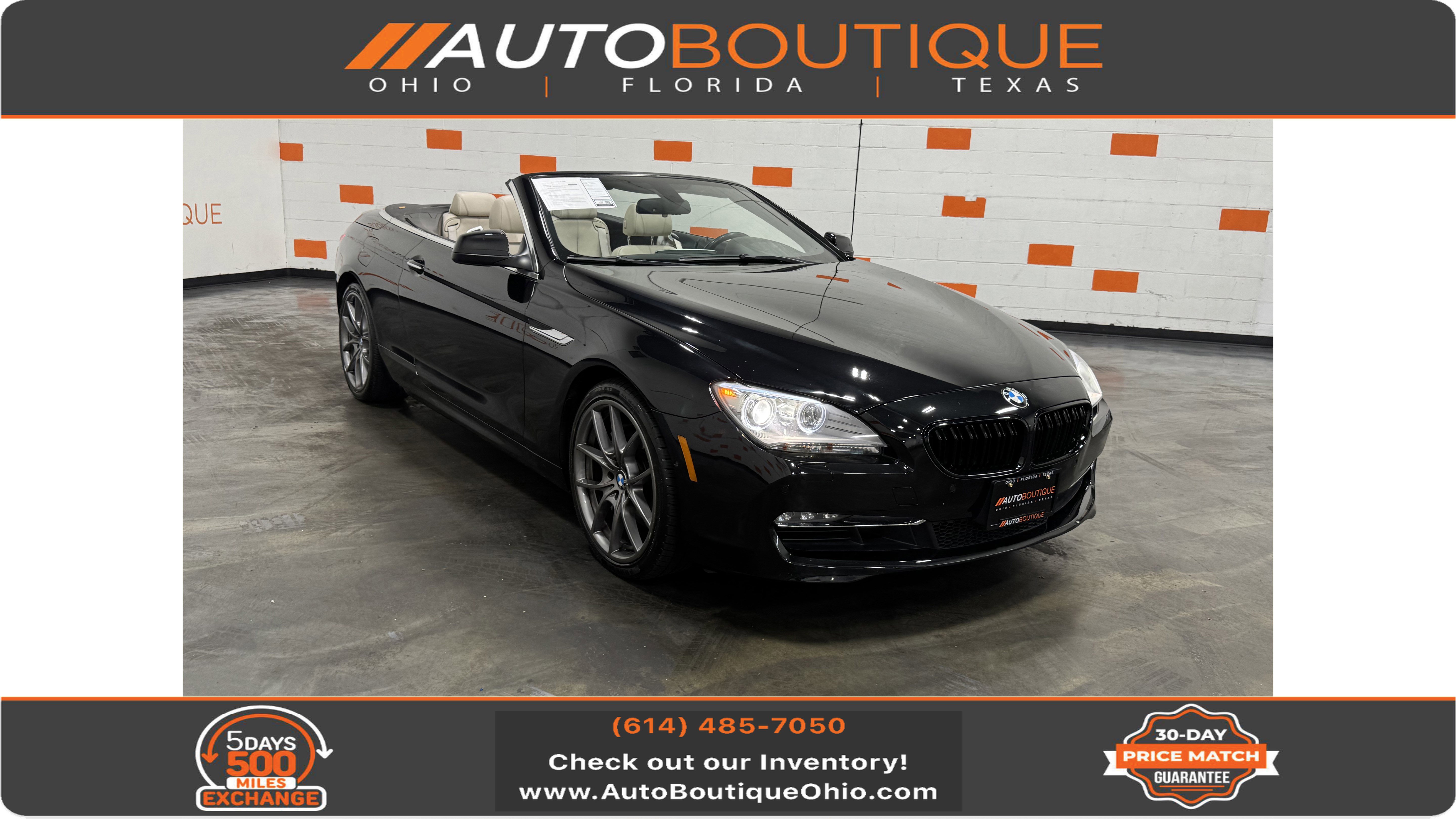Used 2014 BMW 650i xDrive Convertible
