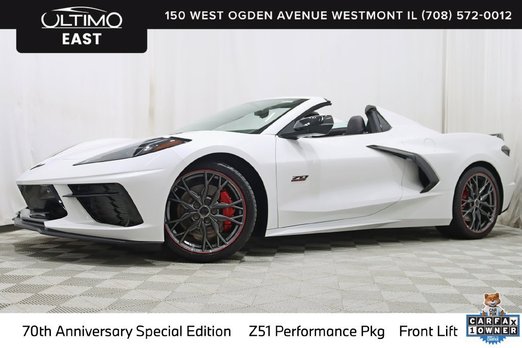 Used 2023 Chevrolet Corvette Stingray Premium Conv w/ Z51 Performance Package RWD image 1