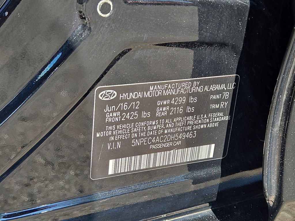 Used 2013 Hyundai Sonata Limited FWD image 26