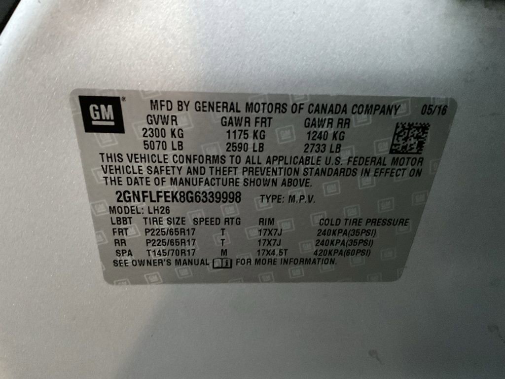 Used 2016 Chevrolet Equinox LT w/ Convenience Package image 38