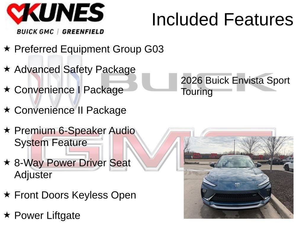 New 2026 Buick Envista Sport Touring w/ Convenience I Package image 3
