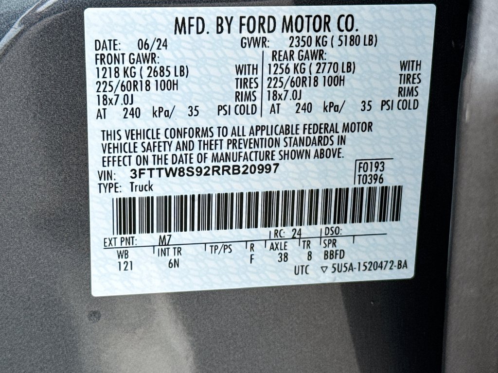 Used 2024 Ford Maverick Lariat w/ 4K Tow Package AWD/4WD image 31