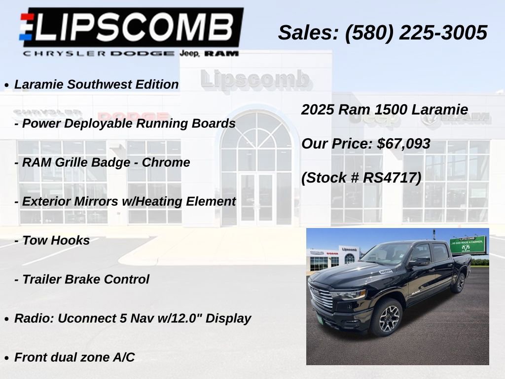 New 2025 RAM 1500 Laramie w/ Laramie Southwest Edition image 25