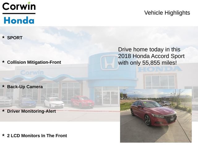 Used 2018 Honda Accord Sport image 6