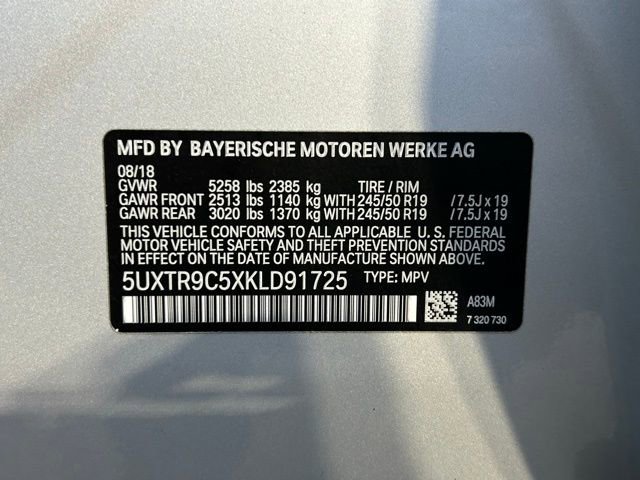 Used 2019 BMW X3 xDrive30i w/ Driving Assistance Package image 21