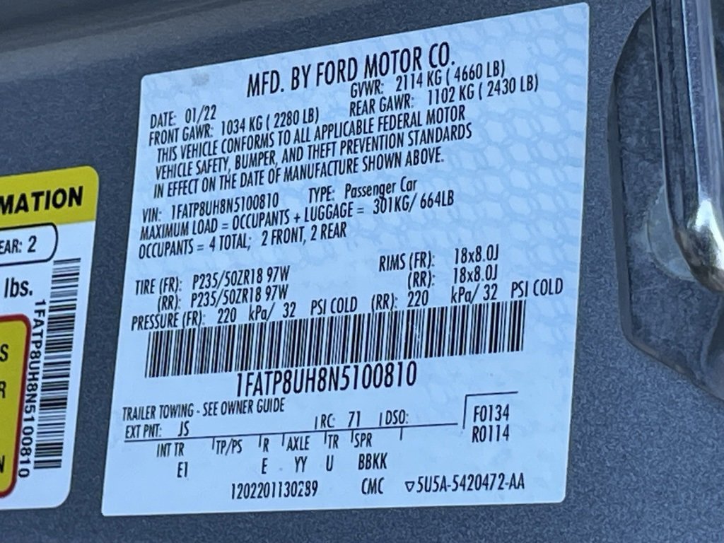 Used 2022 Ford Mustang Premium image 32