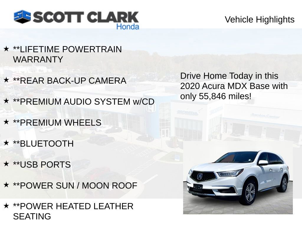 Used 2020 Acura MDX SH-AWD image 11