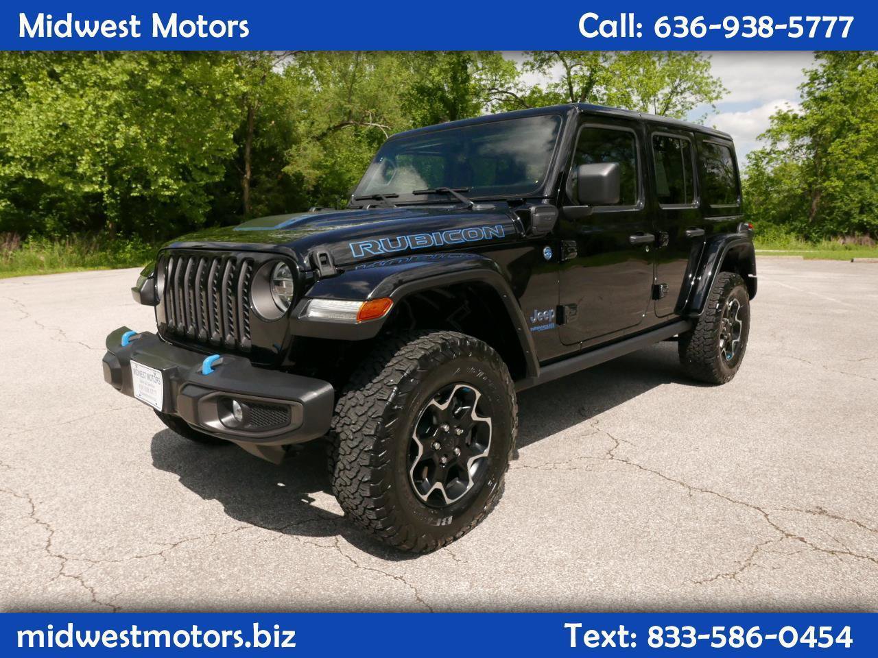 Used 2021 Jeep Wrangler Unlimited Rubicon 4xe w/ Cold Weather Group AWD/4WD image 1