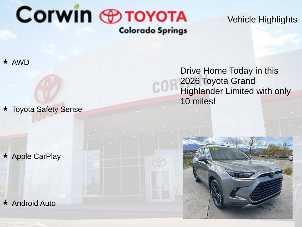 Used 2026 Toyota Grand Highlander AWD image 8