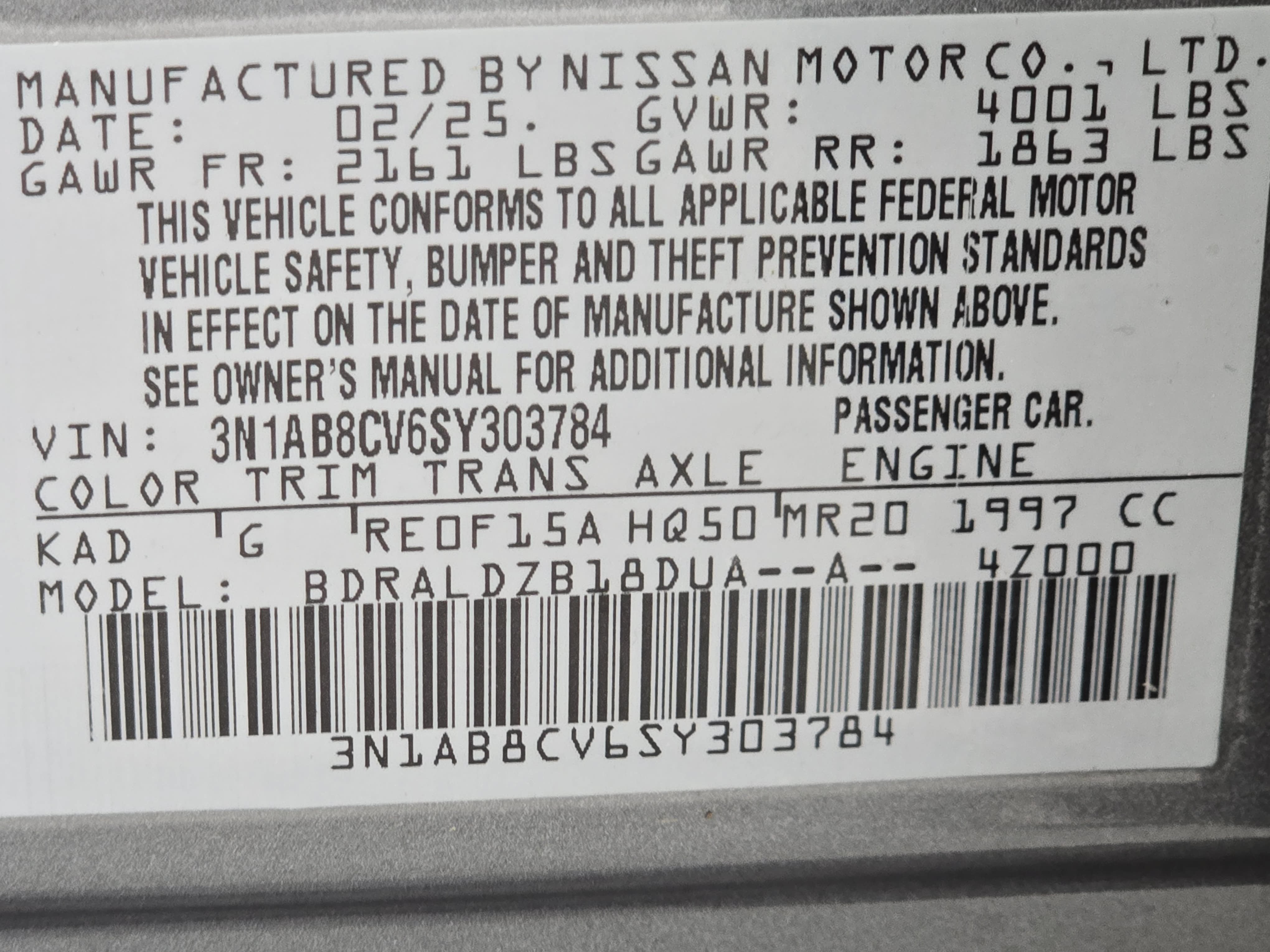 Used 2025 Nissan Sentra SV FWD image 33