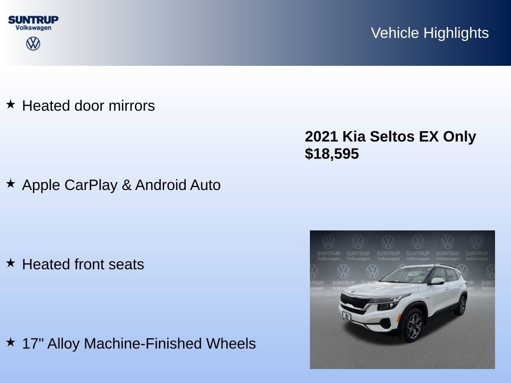 Used 2021 Kia Seltos EX image 16