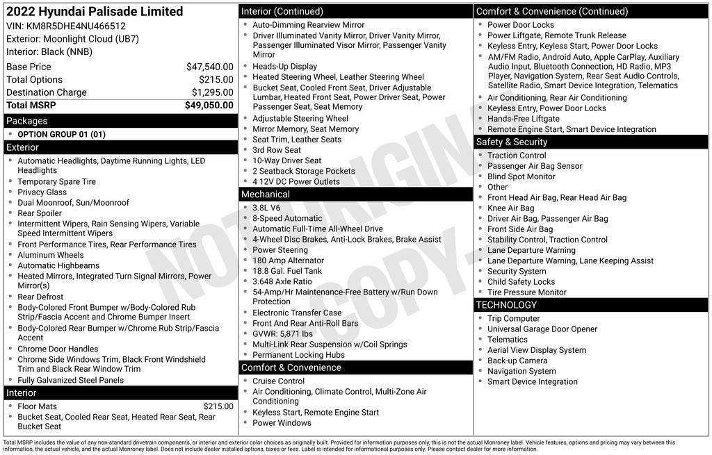 Used 2022 Hyundai Palisade Limited image 15