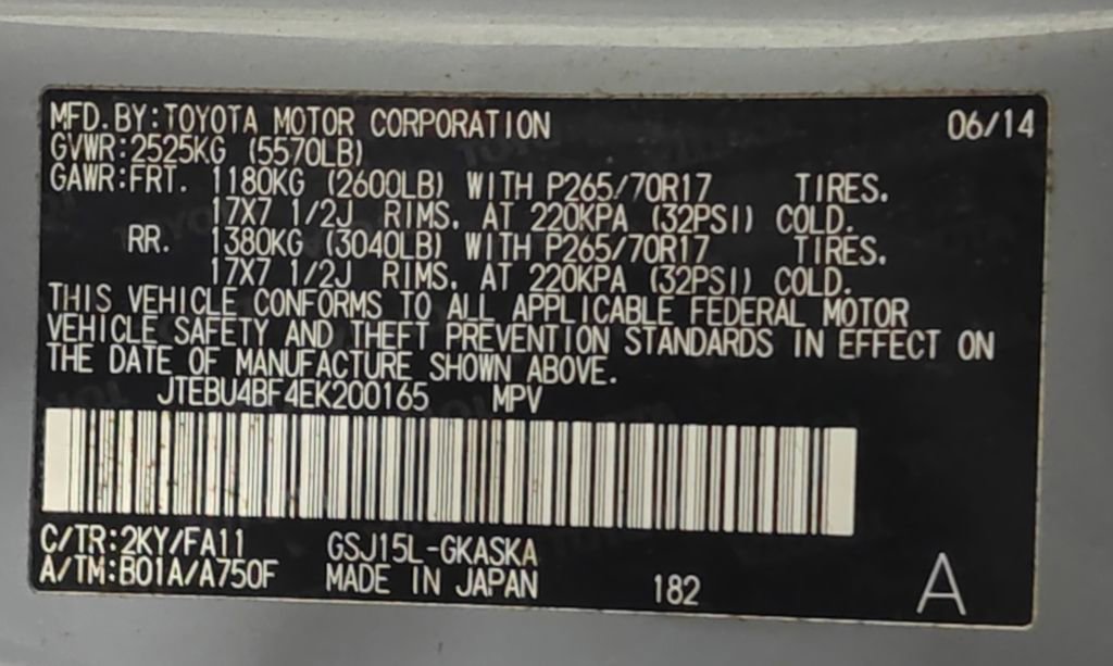 Used 2014 Toyota FJ Cruiser 4WD w/ Upgrade Package image 43