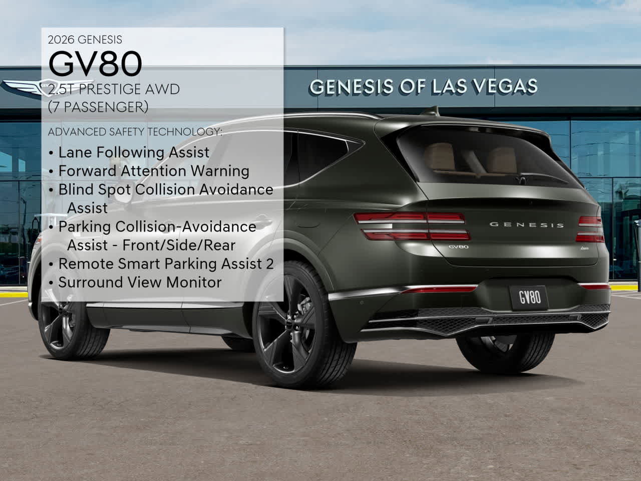 New 2026 Genesis GV80 2.5T Prestige image 7