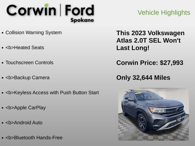 Used 2023 Volkswagen Atlas SEL image 6