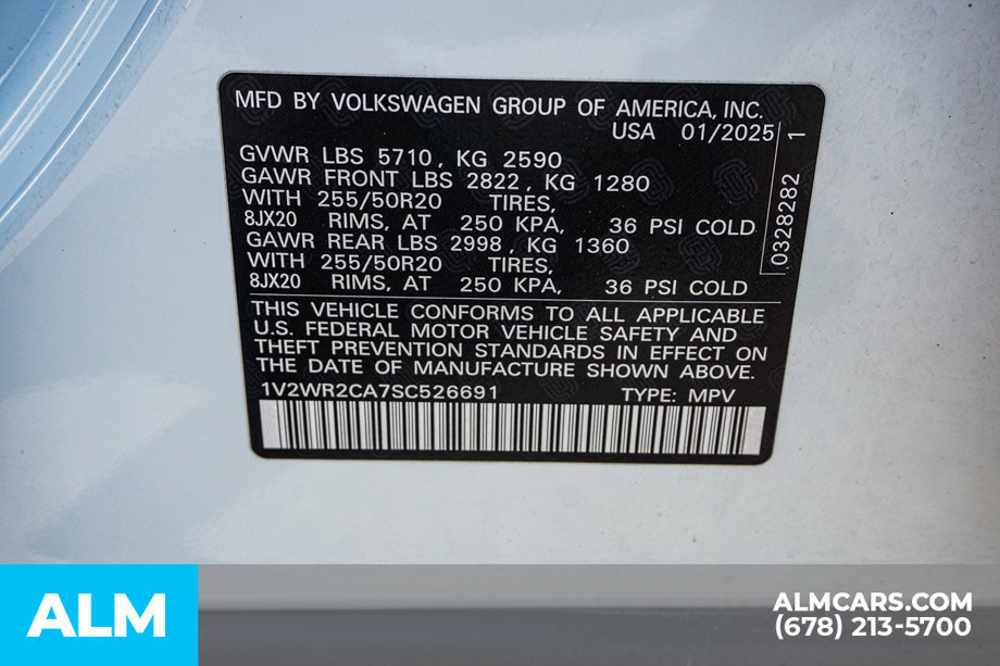 Used 2025 Volkswagen Atlas SE FWD image 61