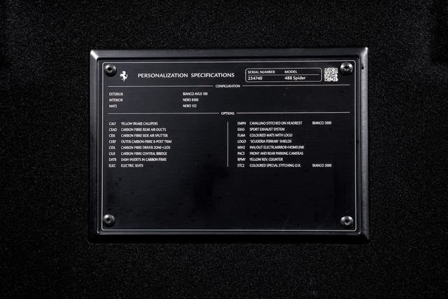 Certified 2018 Ferrari 488 Spider RWD image 65
