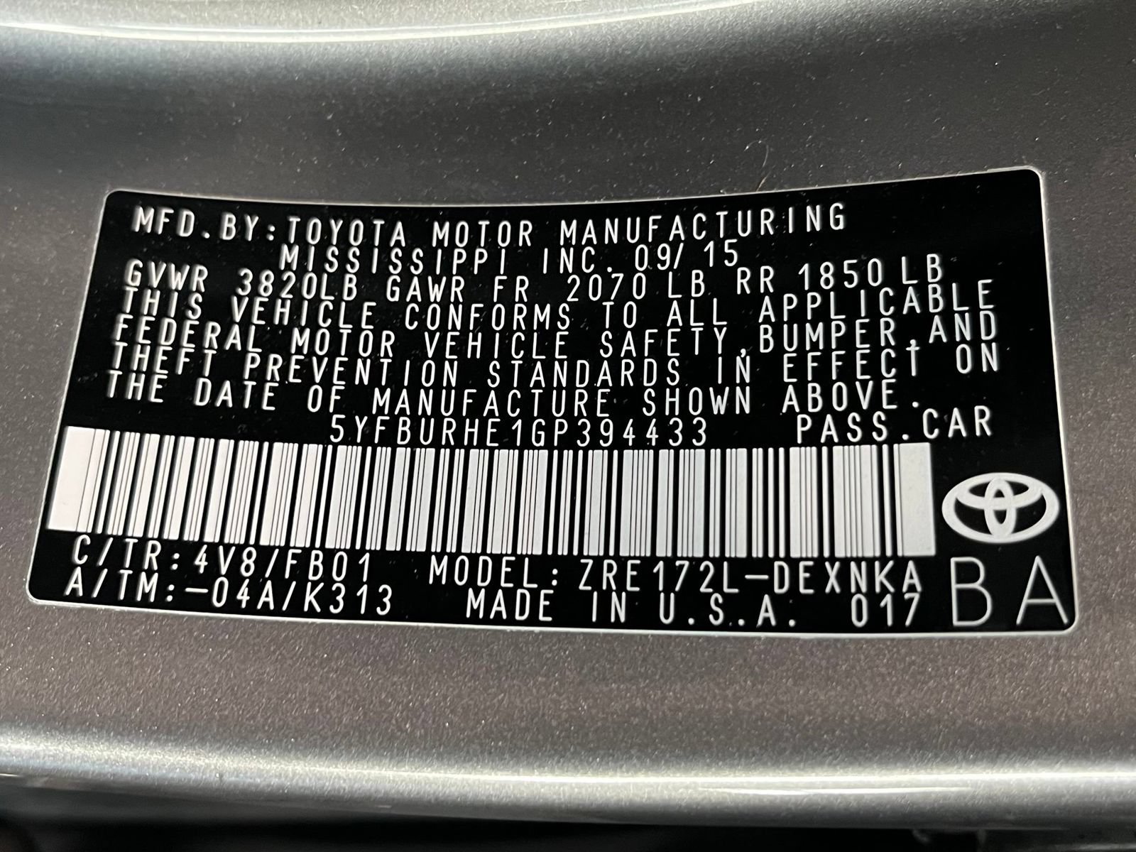 Used 2016 Toyota Corolla LE FWD image 18