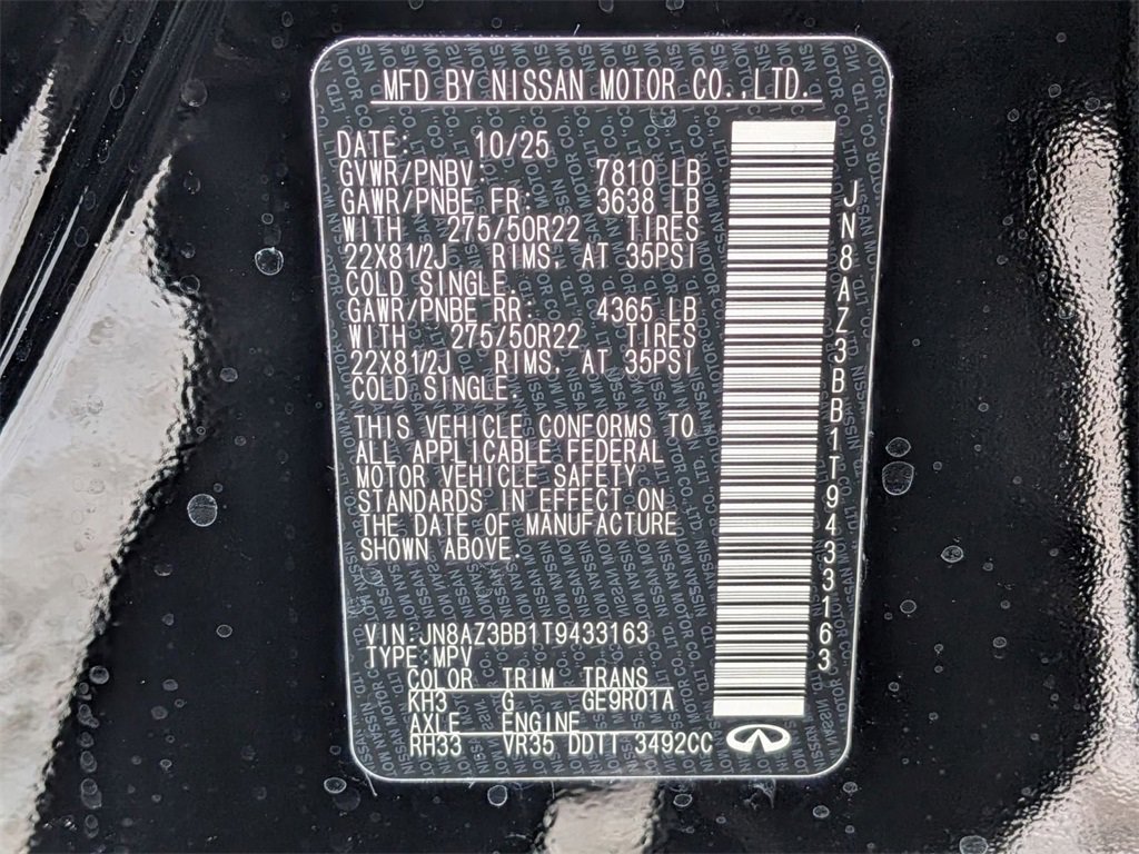 New 2026 INFINITI QX80 Luxe w/ Cargo Package image 35