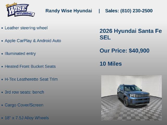 New 2026 Hyundai Santa Fe SEL AWD/4WD image 15