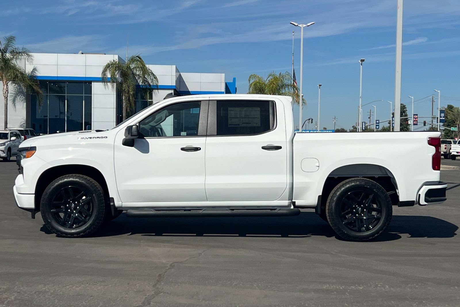 New 2026 Chevrolet Silverado 1500 Custom w/ Turbomax Blackout Package RWD image 8