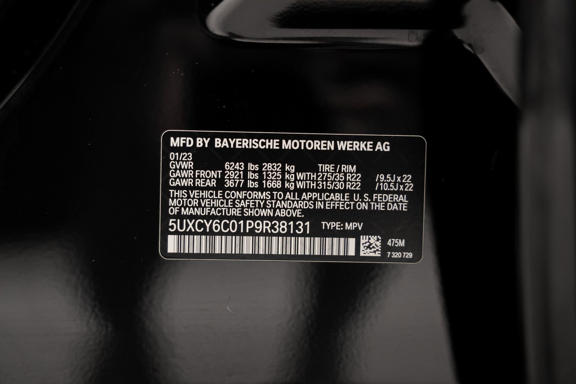 Used 2023 BMW X6 xDrive40i w/ M Sport Package AWD/4WD image 58