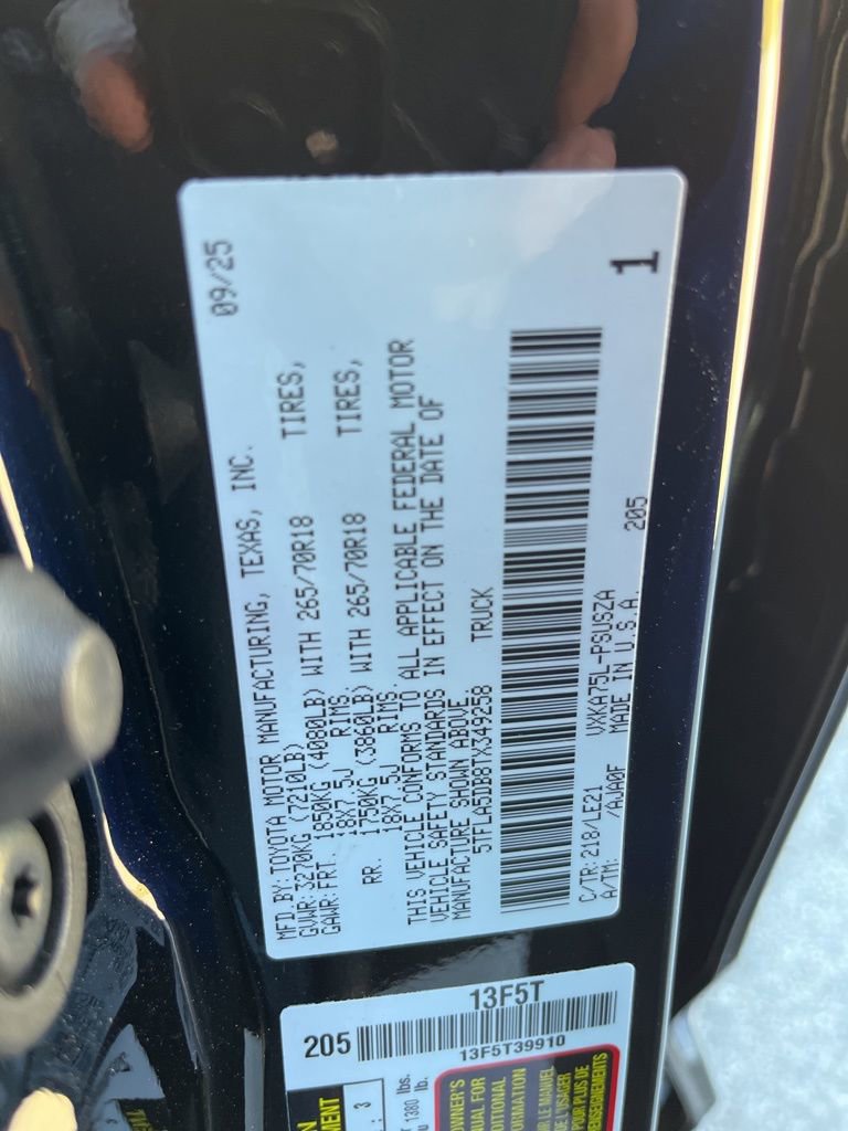 New 2026 Toyota Tundra SR5 image 91