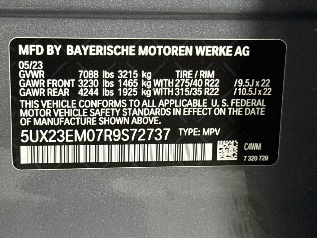 Used 2024 BMW X7 xDrive40i w/ Premium Package AWD/4WD image 34