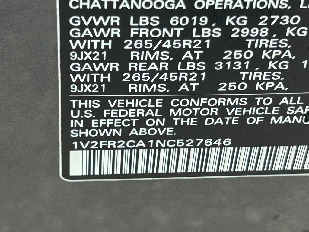 Certified 2022 Volkswagen Atlas SEL Premium AWD/4WD image 64
