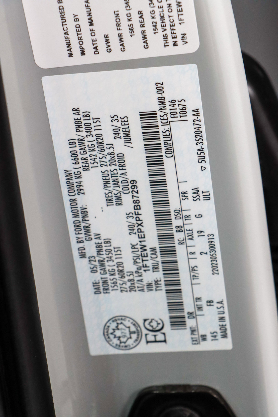 Used 2023 Ford F150 XLT w/ Equipment Group 302A High image 34