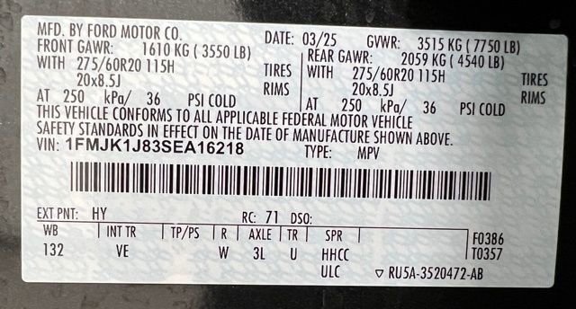 Used 2025 Ford Expedition Max Active AWD/4WD image 63