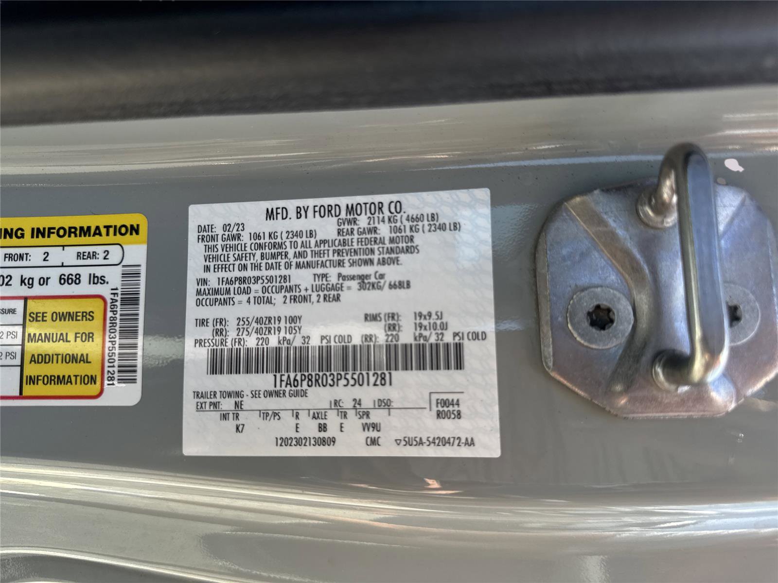 Used 2023 Ford Mustang Mach 1 w/ Equipment Group 700A image 34