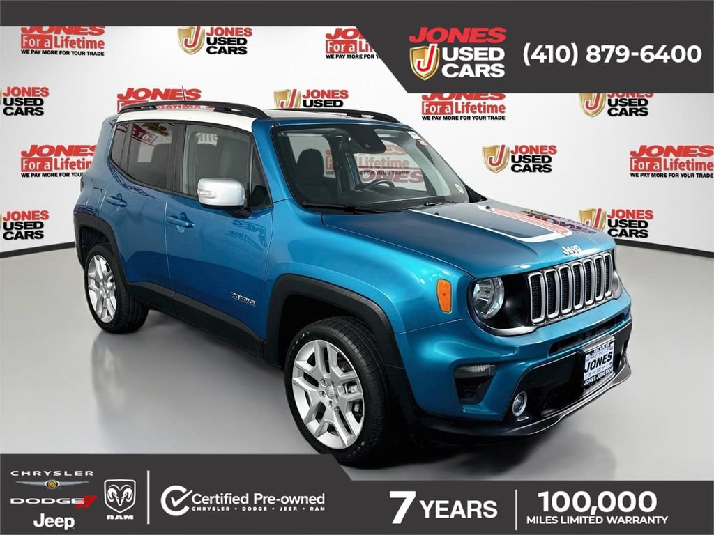 Used 2021 Jeep Renegade Latitude AWD/4WD image 1
