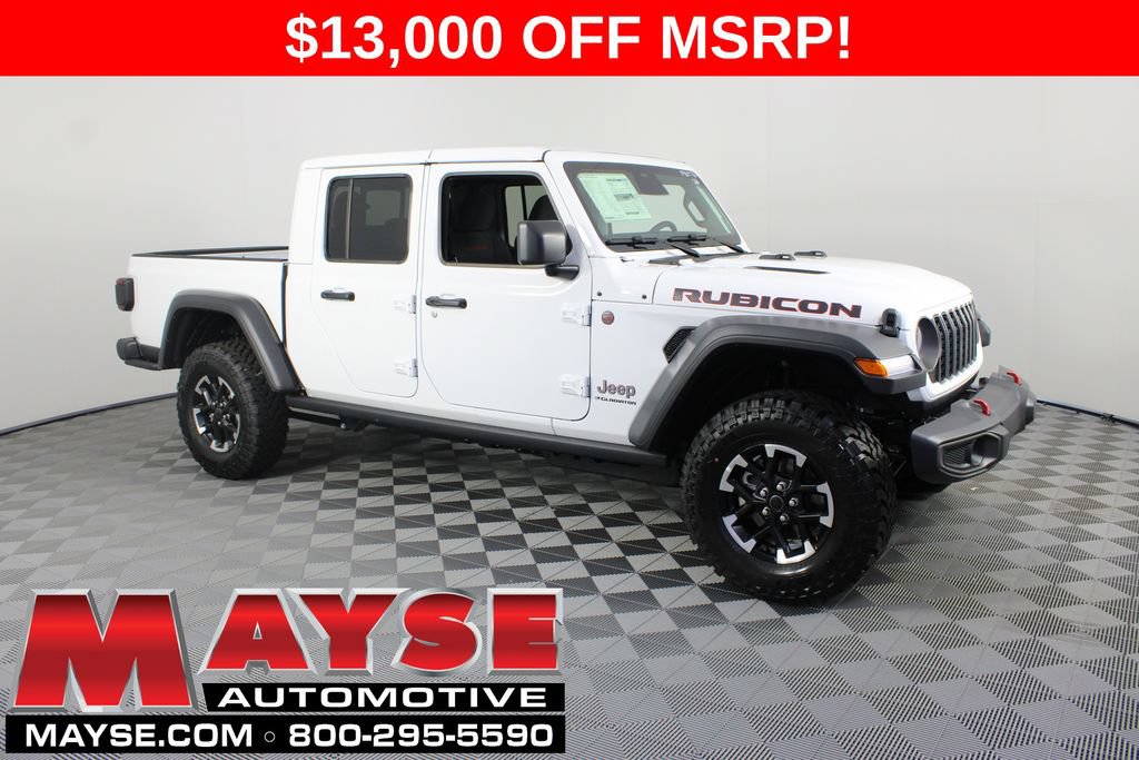 New 2026 Jeep Gladiator Rubicon w/ Steel Power Dome Hood Package