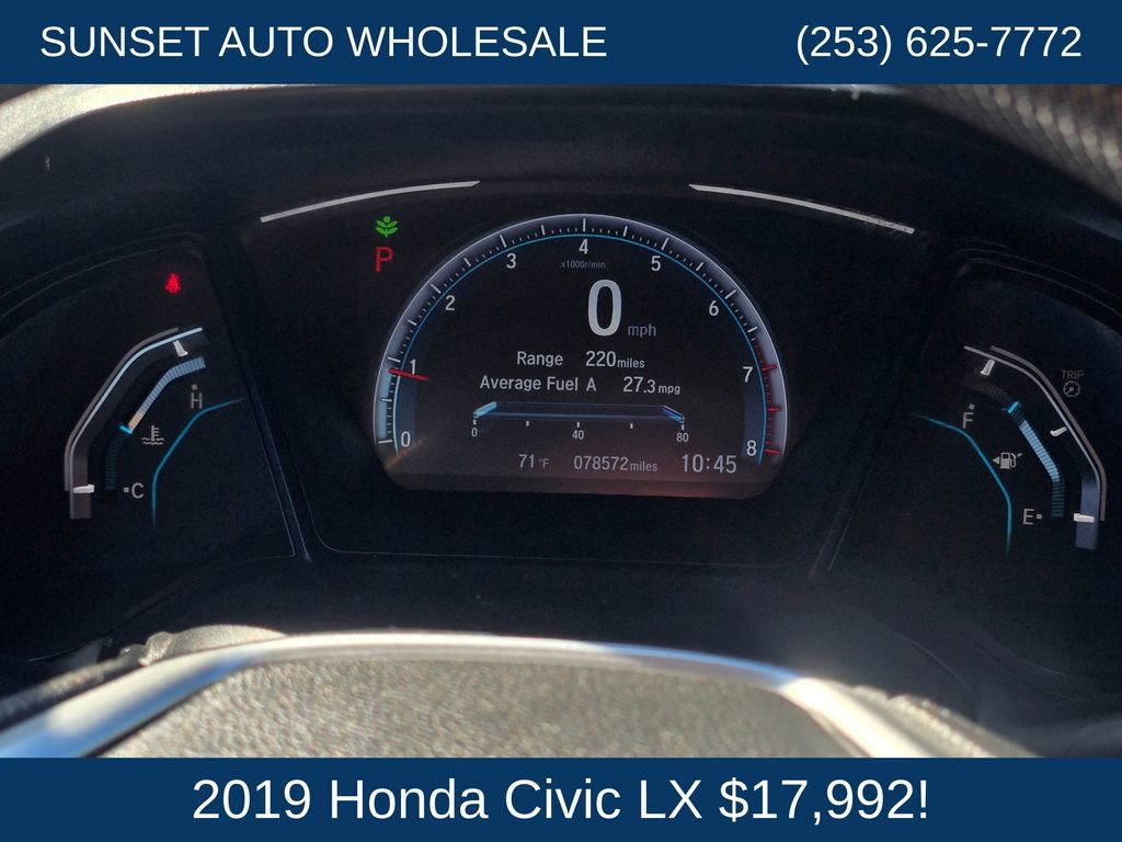 Used 2019 Honda Civic LX image 25