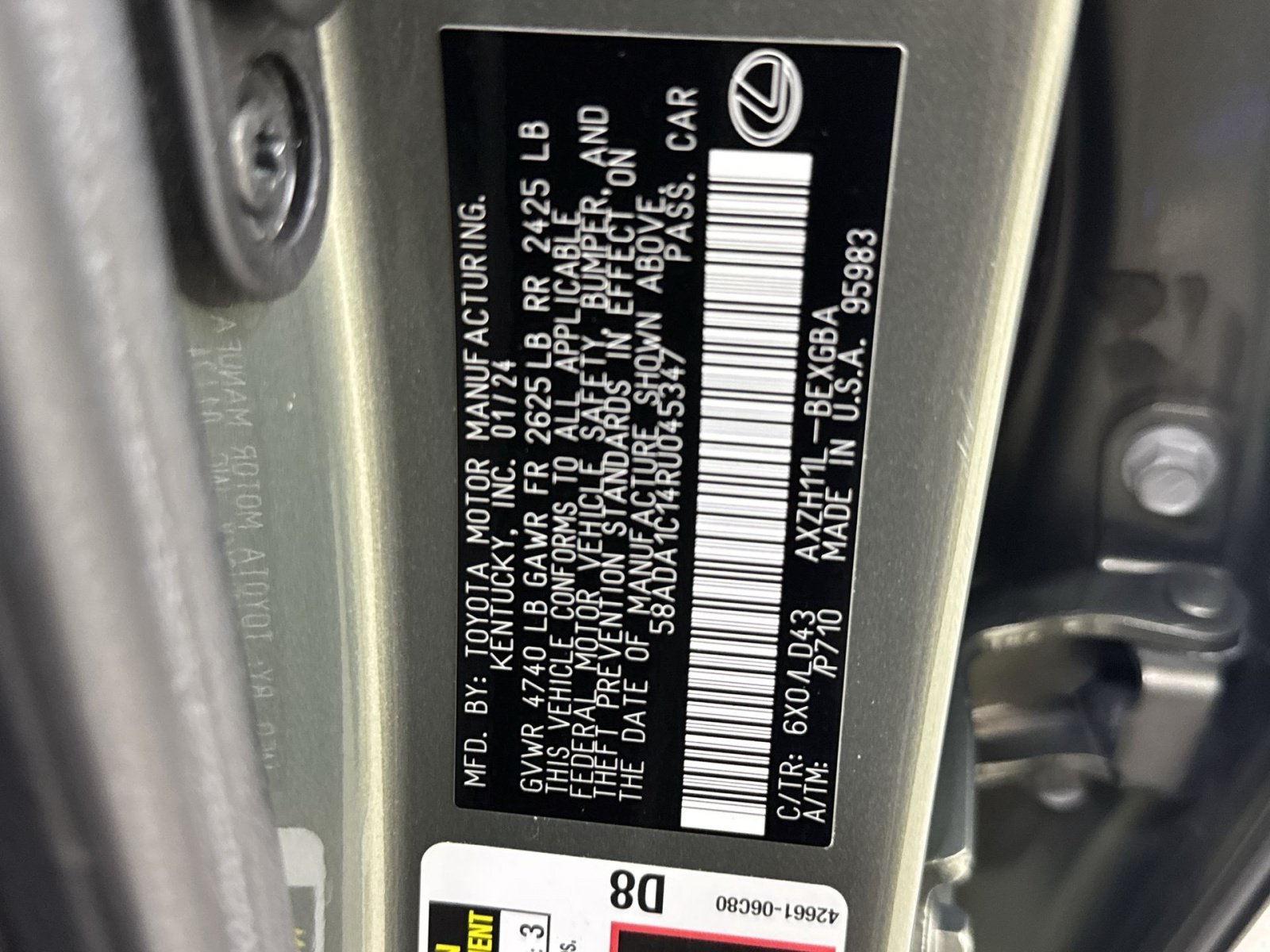 Used 2024 Lexus ES 300h w/ Premium Package FWD image 42