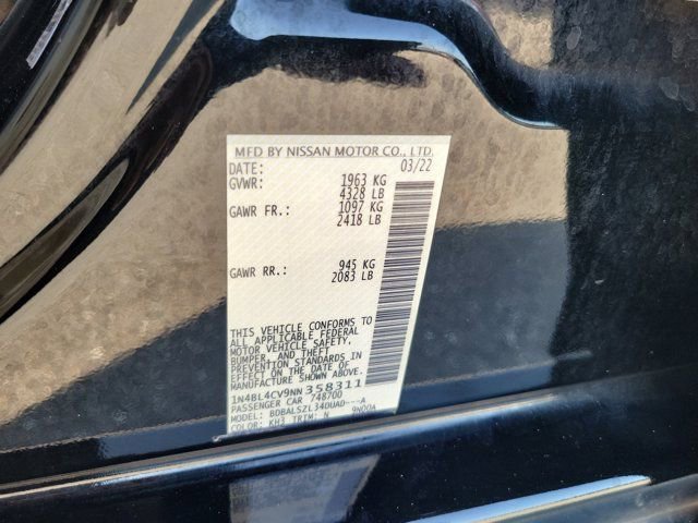 Certified 2022 Nissan Altima 2.5 SR w/ Midnight Edition Package image 35