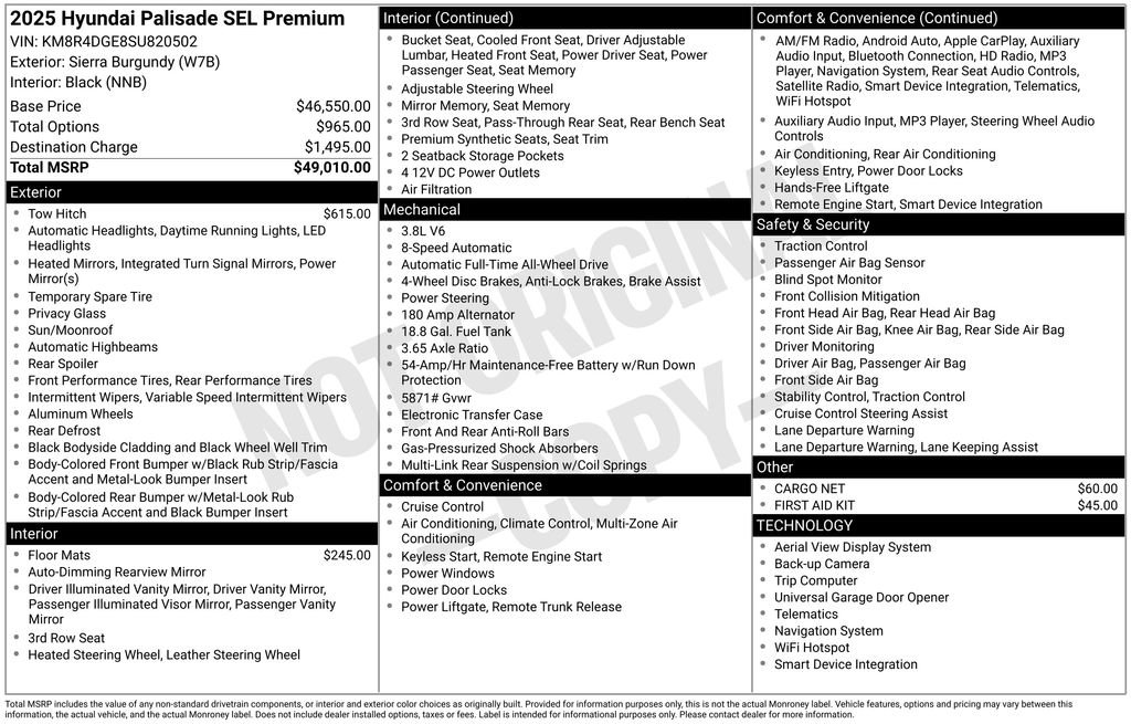 Used 2025 Hyundai Palisade SEL image 3