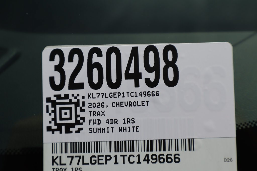 New 2026 Chevrolet Trax RS w/ Driver Confidence Package FWD image 34