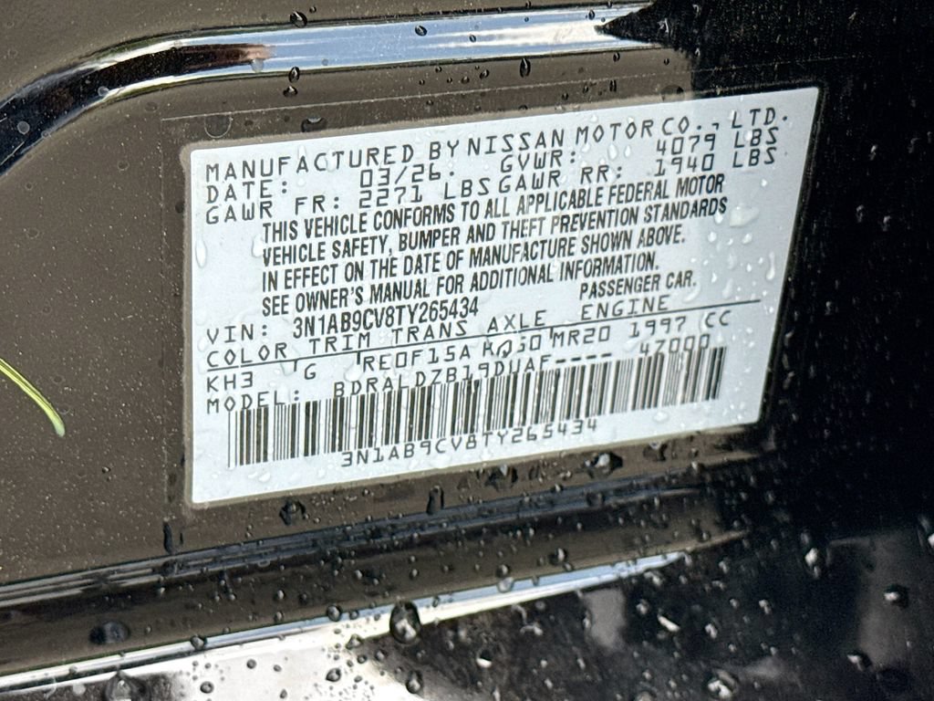 New 2026 Nissan Sentra SV w/ SV Convenience Package FWD image 33