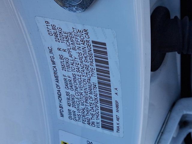 Used 2019 Honda Accord Touring image 33